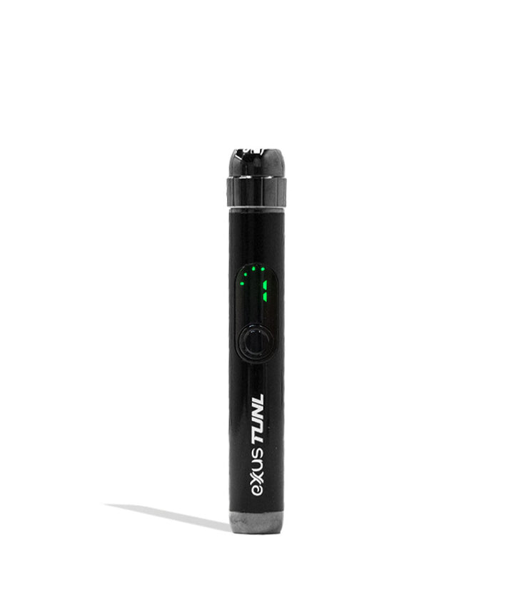 Black Exxus Vape TUNL Cartridge Vaporizer Front View on White Background